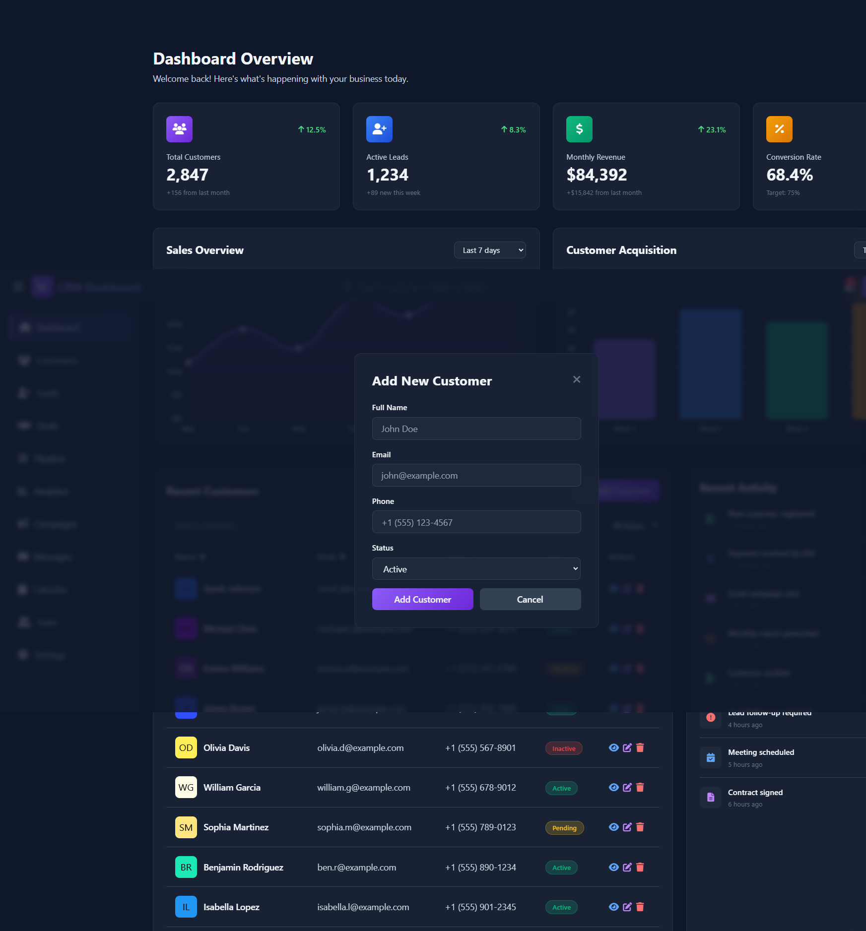 Business CRM Platform